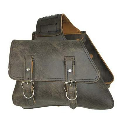 La Rosa Design サドルバッグ（本革）左右セット　Rustic Brown-01