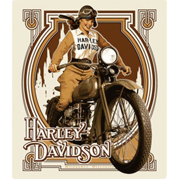 Harley-Davidson Nouveau Baby ブリキ看板-01