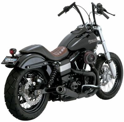 Roland Sands Design　スラント　2-into-1　ブラック カーボンOPS '06以降ダイナ-01