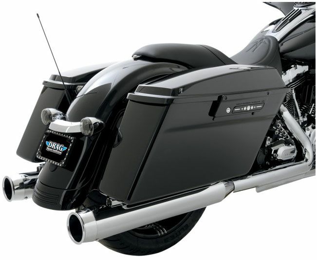 パイソン　4インチスリップオンマフラー　クロームビレットエンドキャップ-01