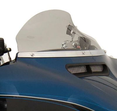 クロックワークス FLAREウインドシールド 8.5インチ (スモーク) FLHT/FLHX