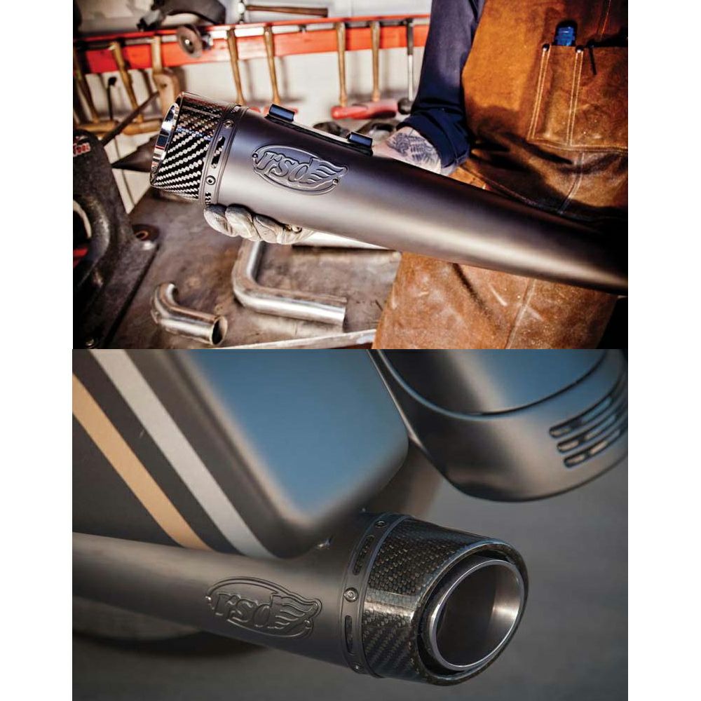 RSD SLANTデザイン　スリップオンマフラー ブラック-03