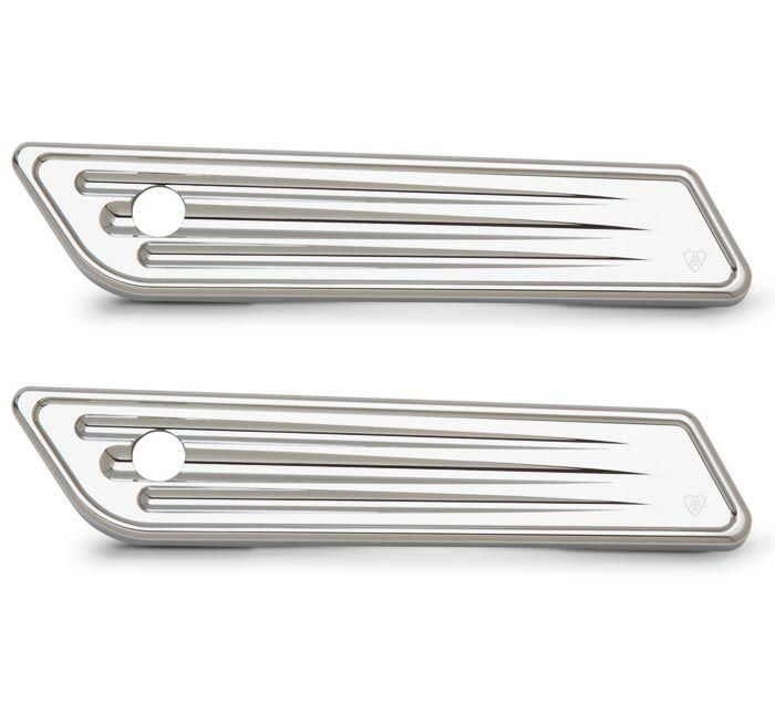 アレンネス Deep Cut Dresser Saddlebag ラッチ・カバー クローム-01