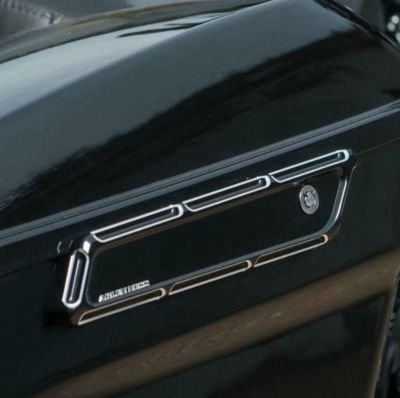 アレンネス サドルバッグ・ラッチ・カバー Beveled ブラック