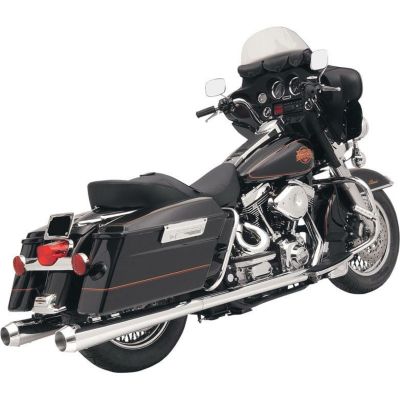 BASSANI スリップオンマフラー　メガホン　クローム/クローム
