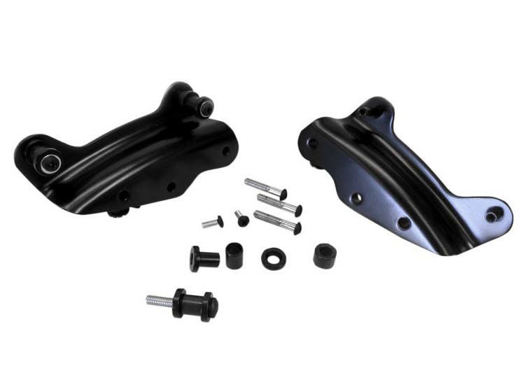 Drag Specialties　4ポイント・ドッキングハードウェアキット　2009～2013ツーリング マットブラック-01