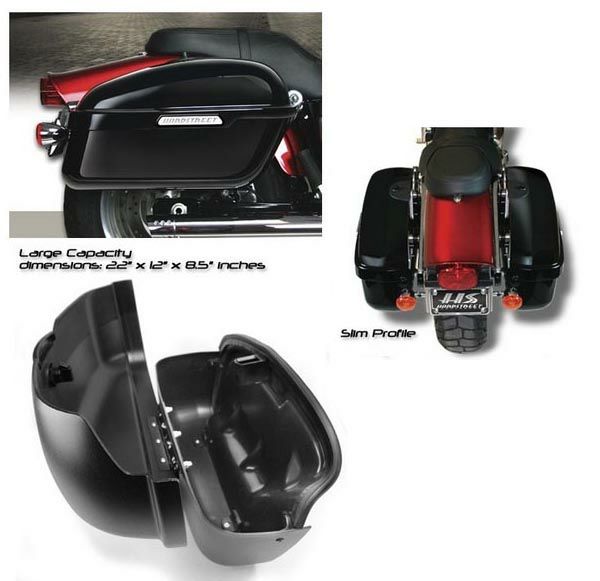 HARDSTREET SLIMBAG サドルバッグ　グロスブラック-03