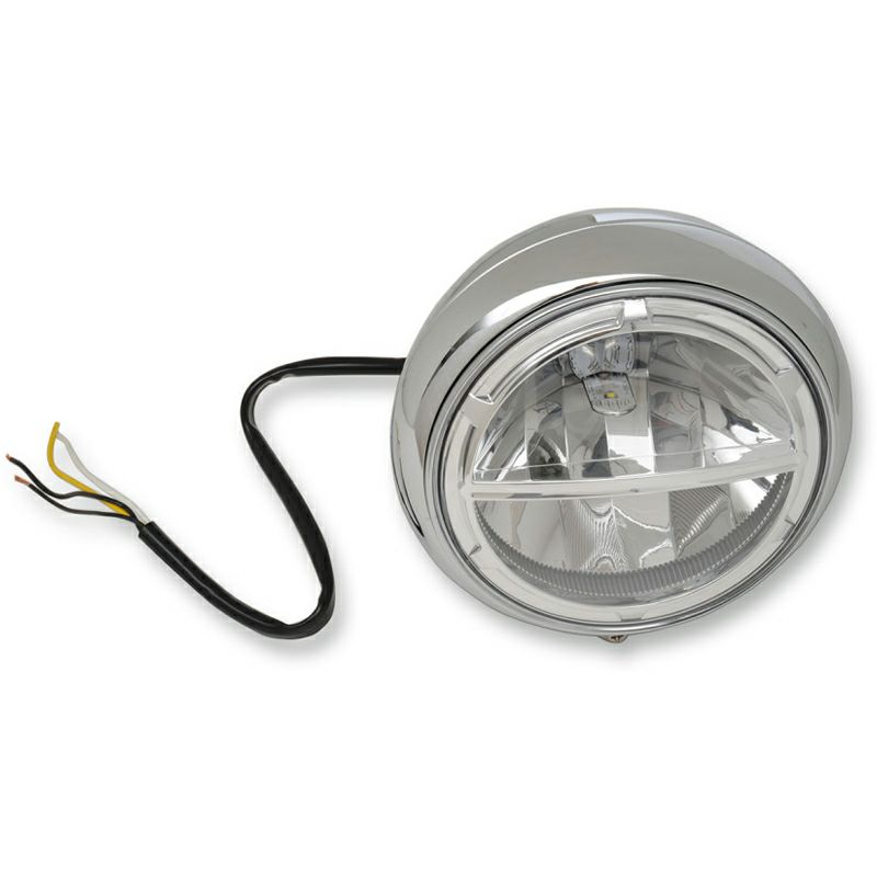 Drag Specialties　7インチ　LEDヘッドライト　FLソフテイル-01