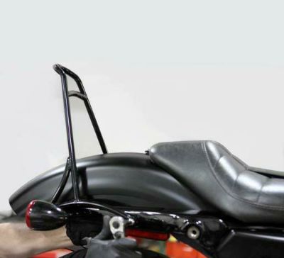 スポーツスターXL1200／XL883 Burly ワンピース・シーシーバー　ショート／ブラック
