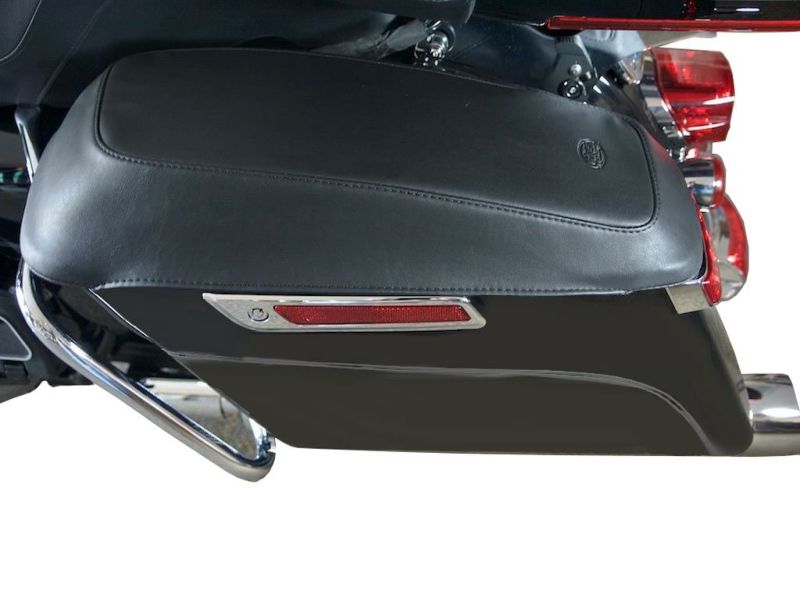 Mustang サドルバッグ リッドカバー プレーン |ハーレーパーツ専門店 