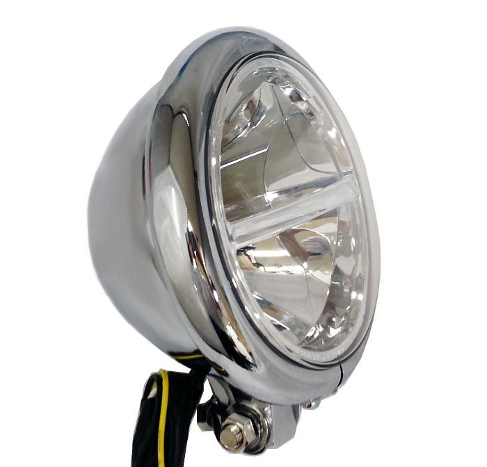 5インチLEDヘッドライト（ボトムマウント）クローム-03