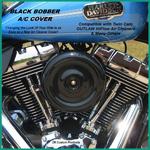 DKcustom ボバースタイル　ハイフロー587 エアクリーナー　ブラック(Premium Breather) ハーレー