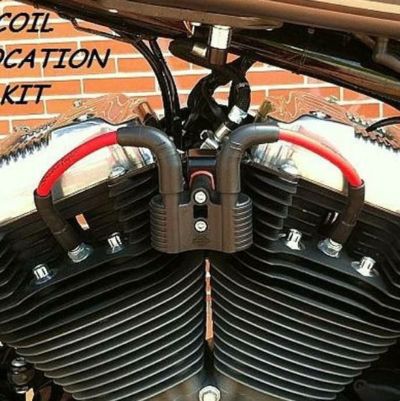 DKカスタム ハーレー スポーツスター イグニッション・コイル移設キット