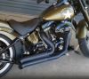 BASSANI ProStreet ターンアウト マフラー ブラック FXS、FXST、FLST-02