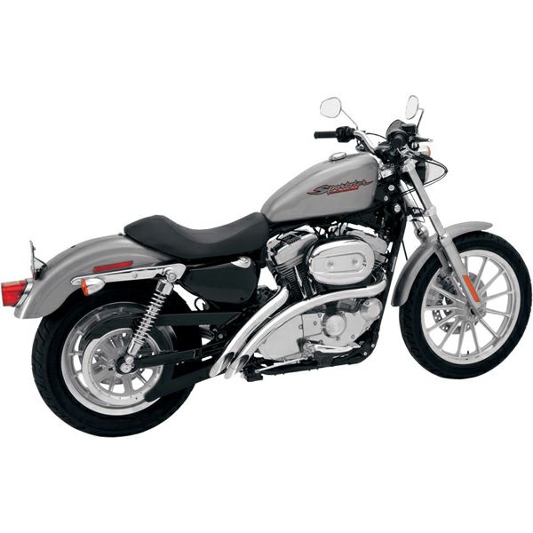 BASSANI RadialSweepers マフラー クローム スポーツスター |ハーレーパーツ専門店 HDパーツ