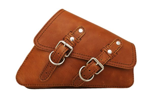 La Rosa Design スポーツスター・スイングアームバッグ（本革）　カントリータン　右側-01