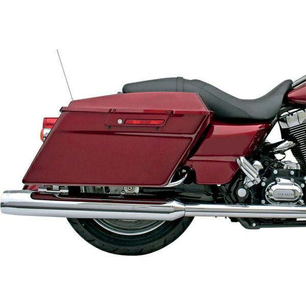 SAMSON 4インチ シルバーブレット スリップオンマフラー 30インチ-01