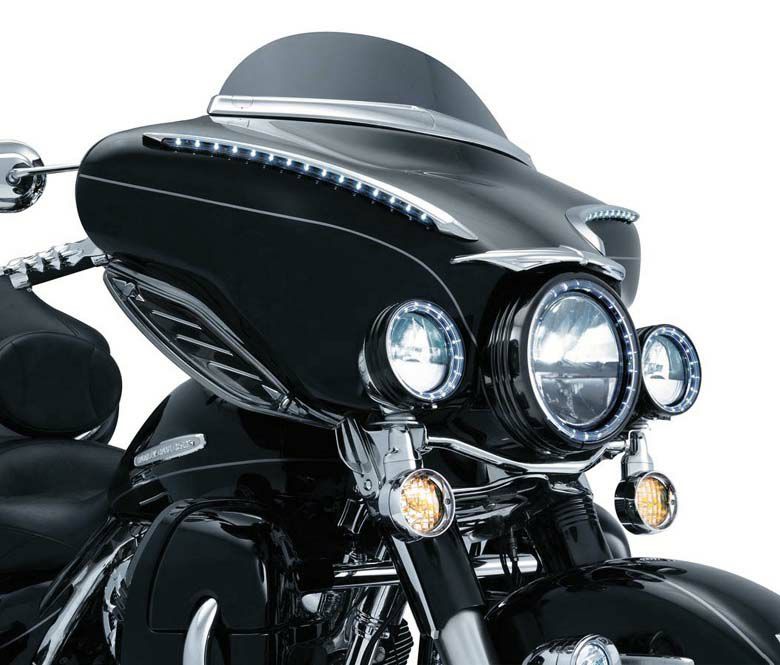 クリアキン　L.E.D.HALOパッシングライトトリムリング　4-1/2インチ ブラック-01