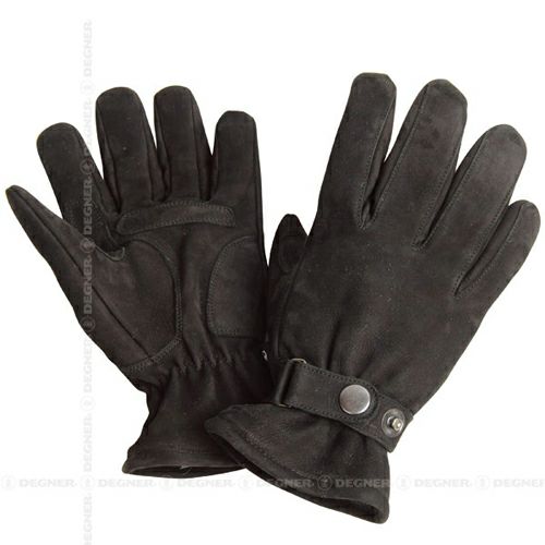 【DEGNER/デグナー】ウィンターレザーグローブ/ブラック-01