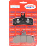 LYNDALL BRAKES Zプラスブレーキパッド ソフテイル、ダイナ フロント用