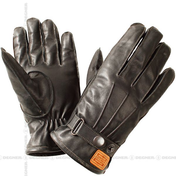 【DEGNER/デグナー】ウィンターグローブ/ブラック-01