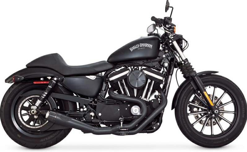 Roland Sands Design スラント 2-into-1 ブラック カーボンOPS 2014以降XL-01