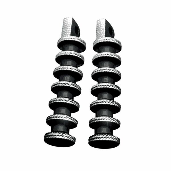 Covingtons Finned フットペグ　ブラックダイヤモンドエッジ-02