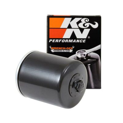K&N シンセティック・オイルフィルター ブラック