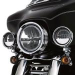 クリアキン　ヘッドライト トリムリング　クローム　7インチ-01