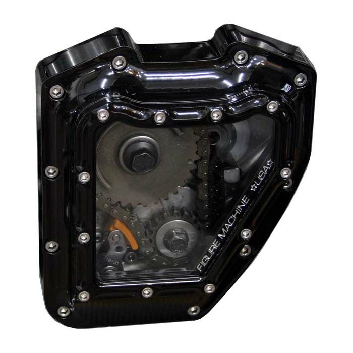 FigureMachine Vision カムカバー　ツインカム　ビビッドブラック-02