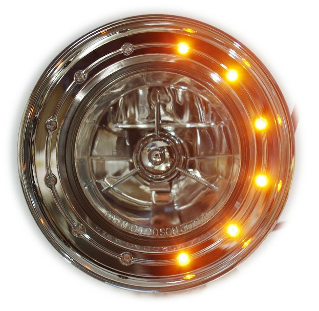 Rivera Primo MightyMagnum ヘッドライト 5.75インチ　クローム-02