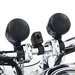 【SALE】BIG BIKE PARTS 防水スピーカー（アンプ付き）ブラック