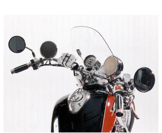 RUMBLE ROAD ウルトラ・ステレオスピーカー　70W+70Wアンプ内蔵　クローム  1.25インチ-01