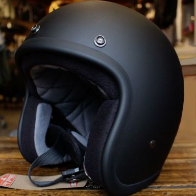 BILTWELL(ビルトウェル)「BONANZA」ジェットヘルメット マットブラック