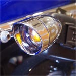 【セール】バイザースタイル　ウインカーベゼル　スモーク　日本仕様バルブ付き　2個セット