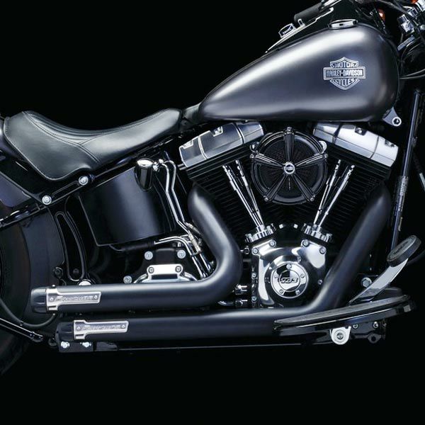 kuryakyn マーヴェリック2-into-2 マフラー ブラック-01