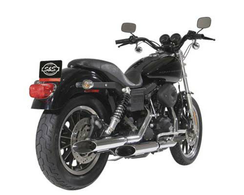 S＆S スラッシュアウト・スリップオン・マフラー　スポーツスター-02