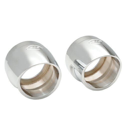 S＆S 4インチ レースツアーマフラー用エンドキャップ　スカルプチャー/クローム-01