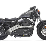 BASSANI RadialSweepers マフラー クローム スポーツスター