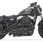 BASSANI RadialSweepers マフラー ブラック スポーツスター