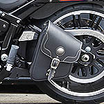 DEGNER（デグナー）レザーリジット　サドルバッグ　ソフテイル用/ブラック-01