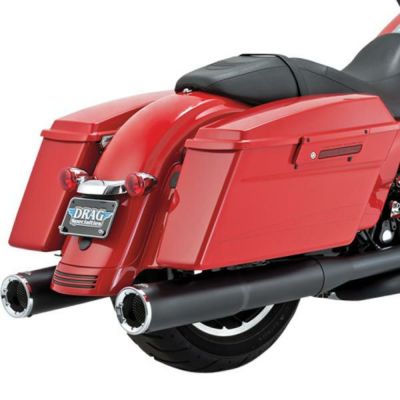 バンス＆ハインズ （VANCE&HINES）　ハイアウトプット・スリップオン・マフラー ブラック