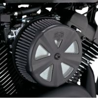 Vance&Hines VO2 SKULLCAP CROWN エアクリーナーインサート ブラック-01