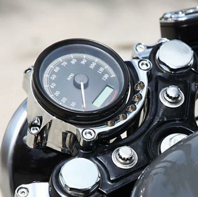 ローランドサンズ・デザイン(RSD)メーター移設キット クローム