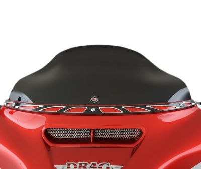 クロックワークス FLAREウインドシールド 6.5インチ　ブラック FLHT/FLHX