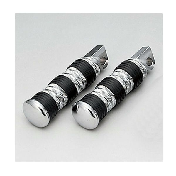 キジマ　ゼブラタイプ　フットペグ　クローム-01