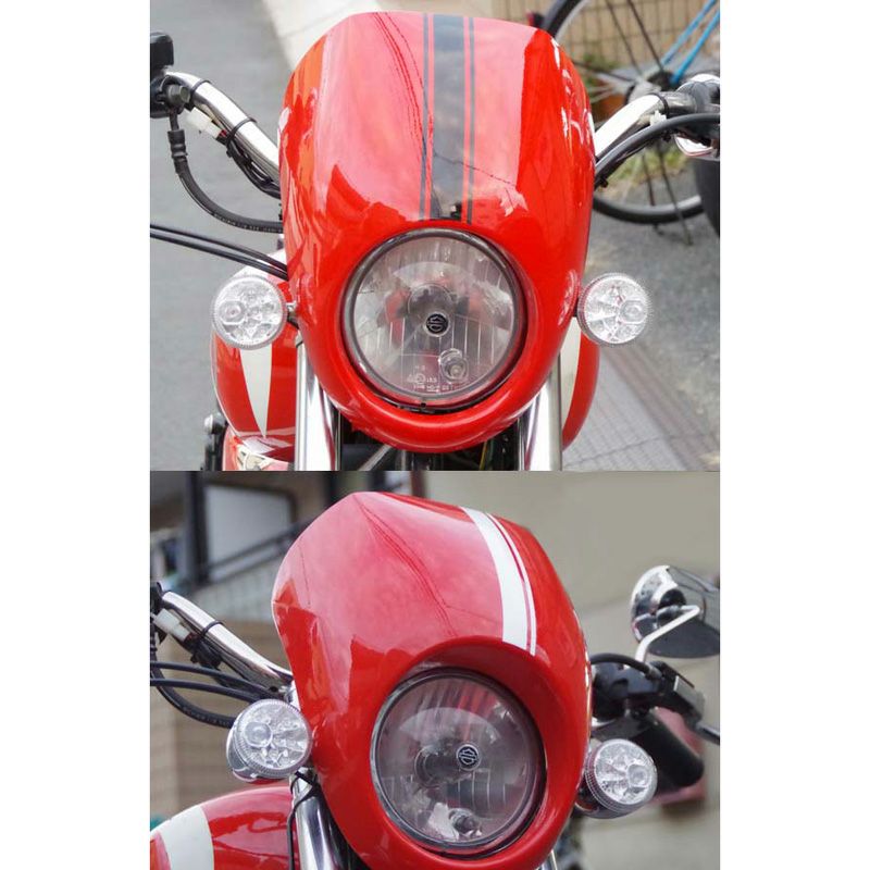 スポーツスター用　ビキニカウル 純正カラー仕上げ-03