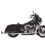 Bassani フィッシュテイル スリップオン・マフラー 33インチ（バッフルなし）