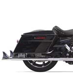 Bassani フィッシュテイル スリップオン・マフラー 36インチ（バッフルなし）