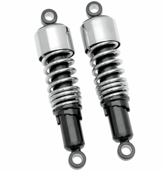 Drag Specialties ローダウンサスペンション 11.0インチ クローム-01